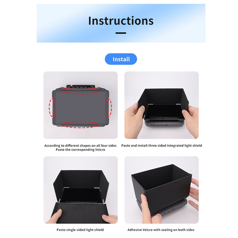 Drone Controller Hood - CJSD-Voor DJI Mavic 4 Pro Zonnekap