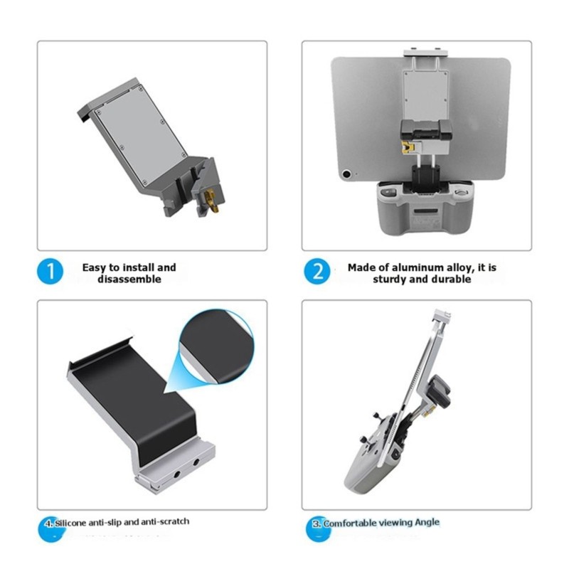 Drone Tablet Mount - B27B Aluminium Drone Afstandsbediening Bevestigingsbeugel Voor