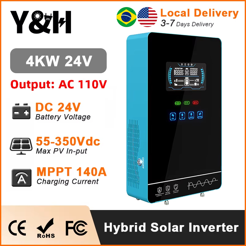 Y&H 4KW hybride zonne-omvormer - Drone Solar Charger recensie en prijs
