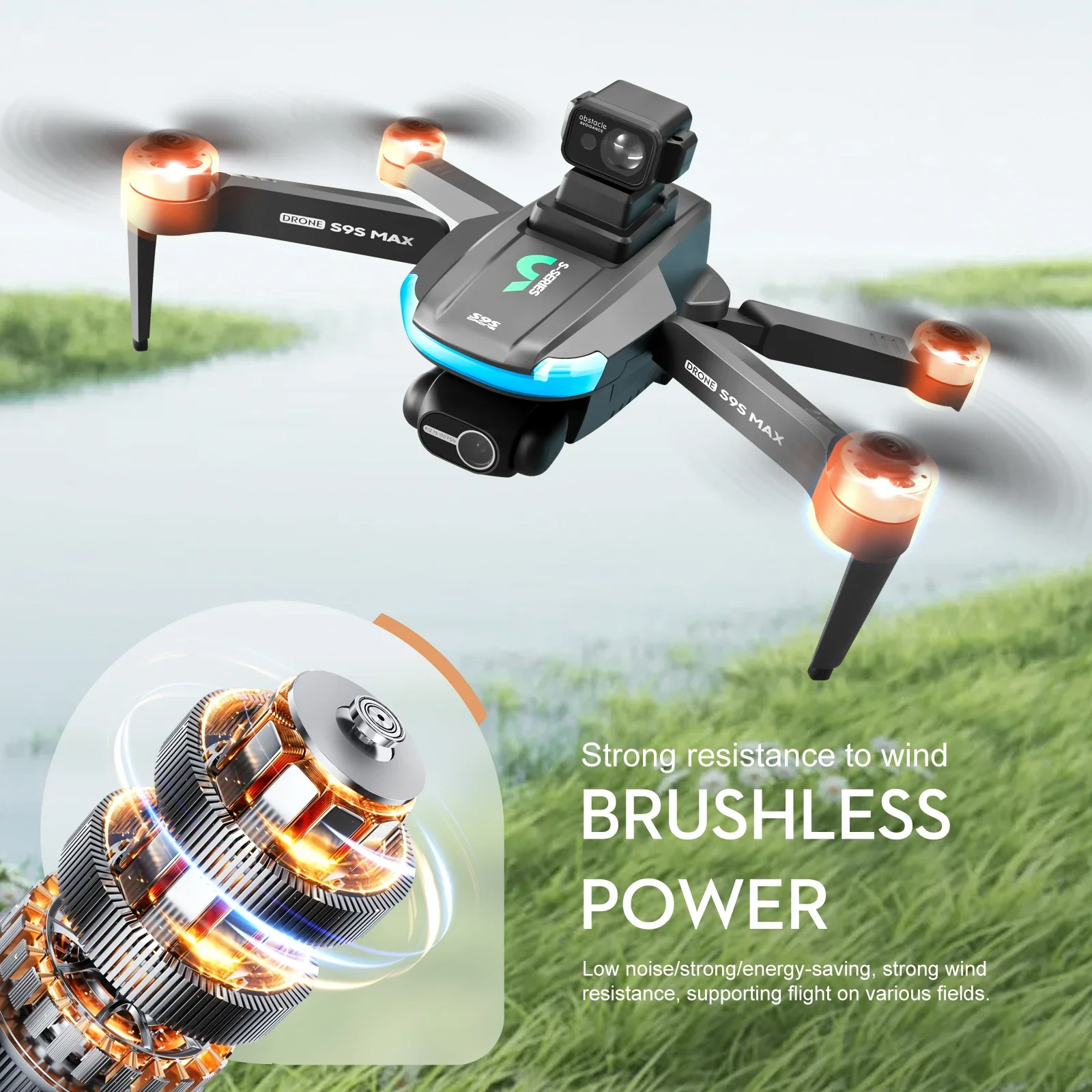 NIEUWE S9S MAX MINI Drone 4K 2 - Drone Remote Controller Lanyard recensie en prijs
