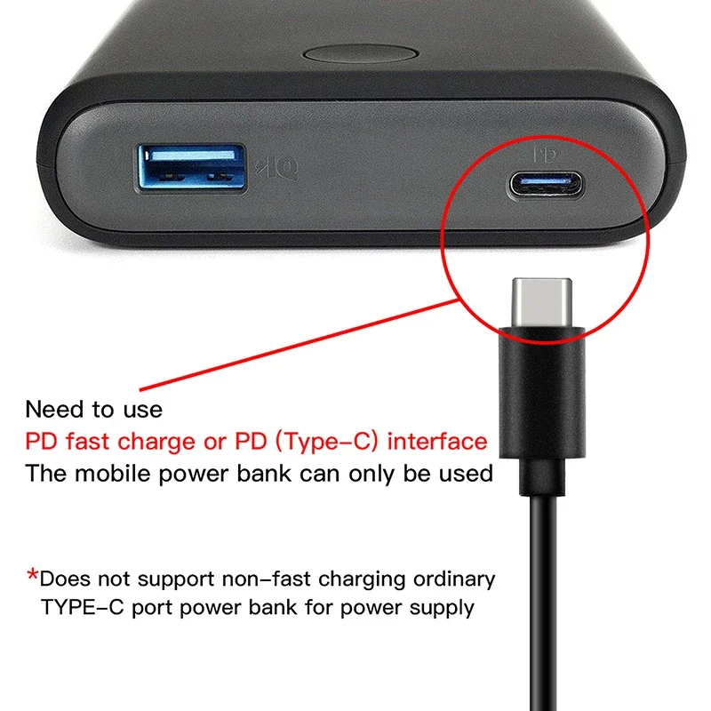 Oplaadkabel Type-C poort met P - Drone Power Bank recensie en prijs